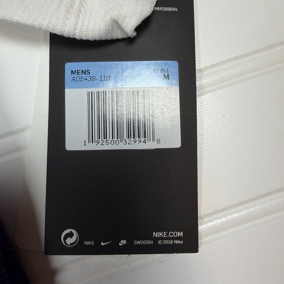 Nike Dri-Fit Clemson Tigers Short Sleeve Polo Men's Medium White Purple NWT - Picture 6 of 8